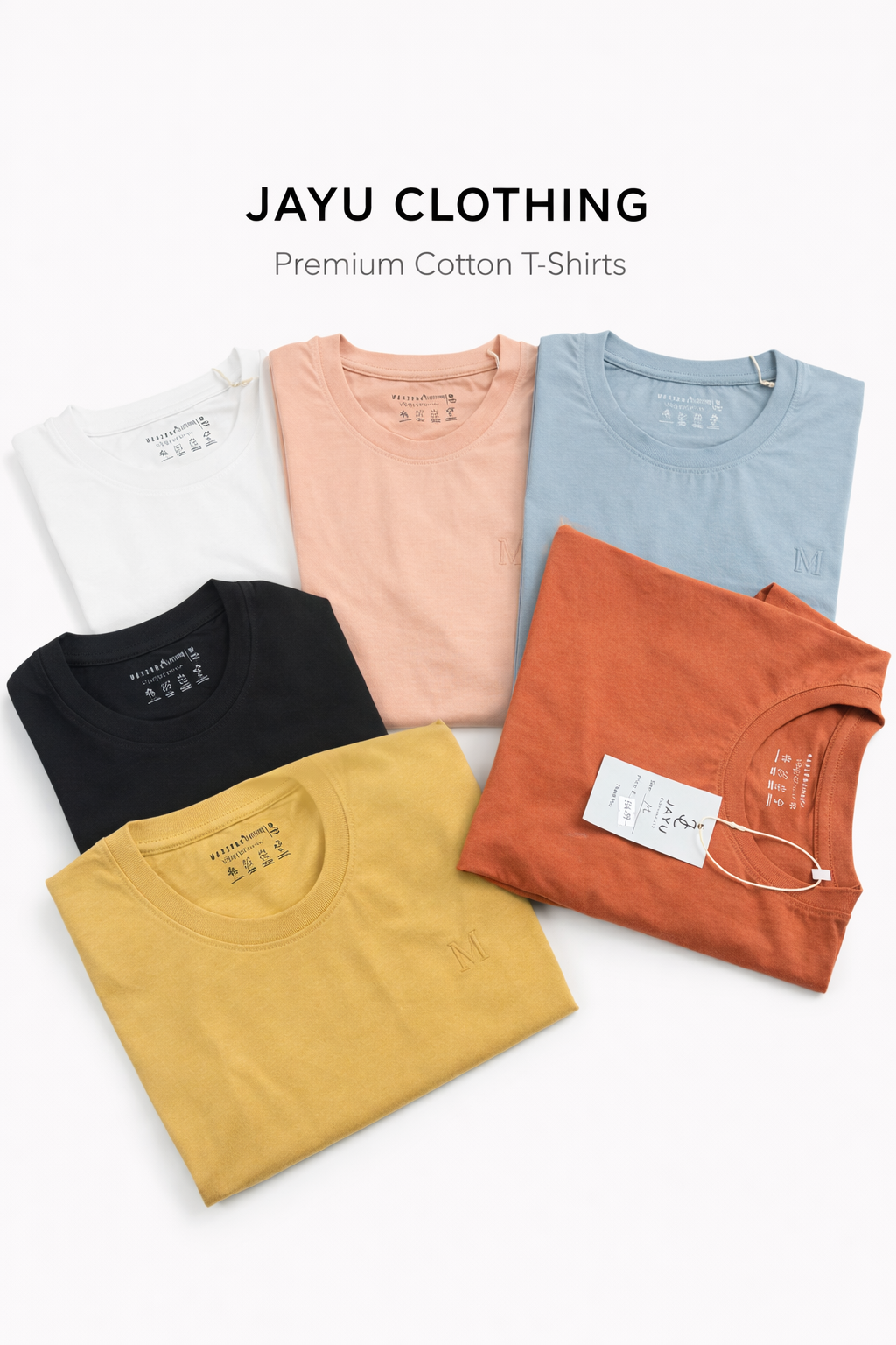 Men’s Premium Cotton Plain T-Shirt