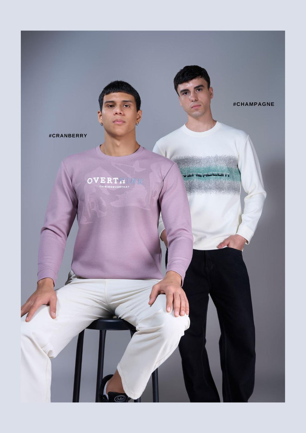 Men’s Premium Embroidered Sweatshirt – Multiple Colours
