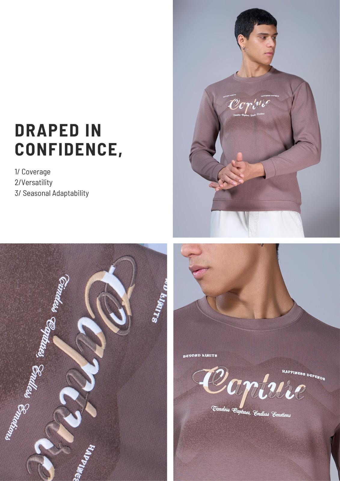 Men’s Premium Embroidered Sweatshirt – Multiple Colours