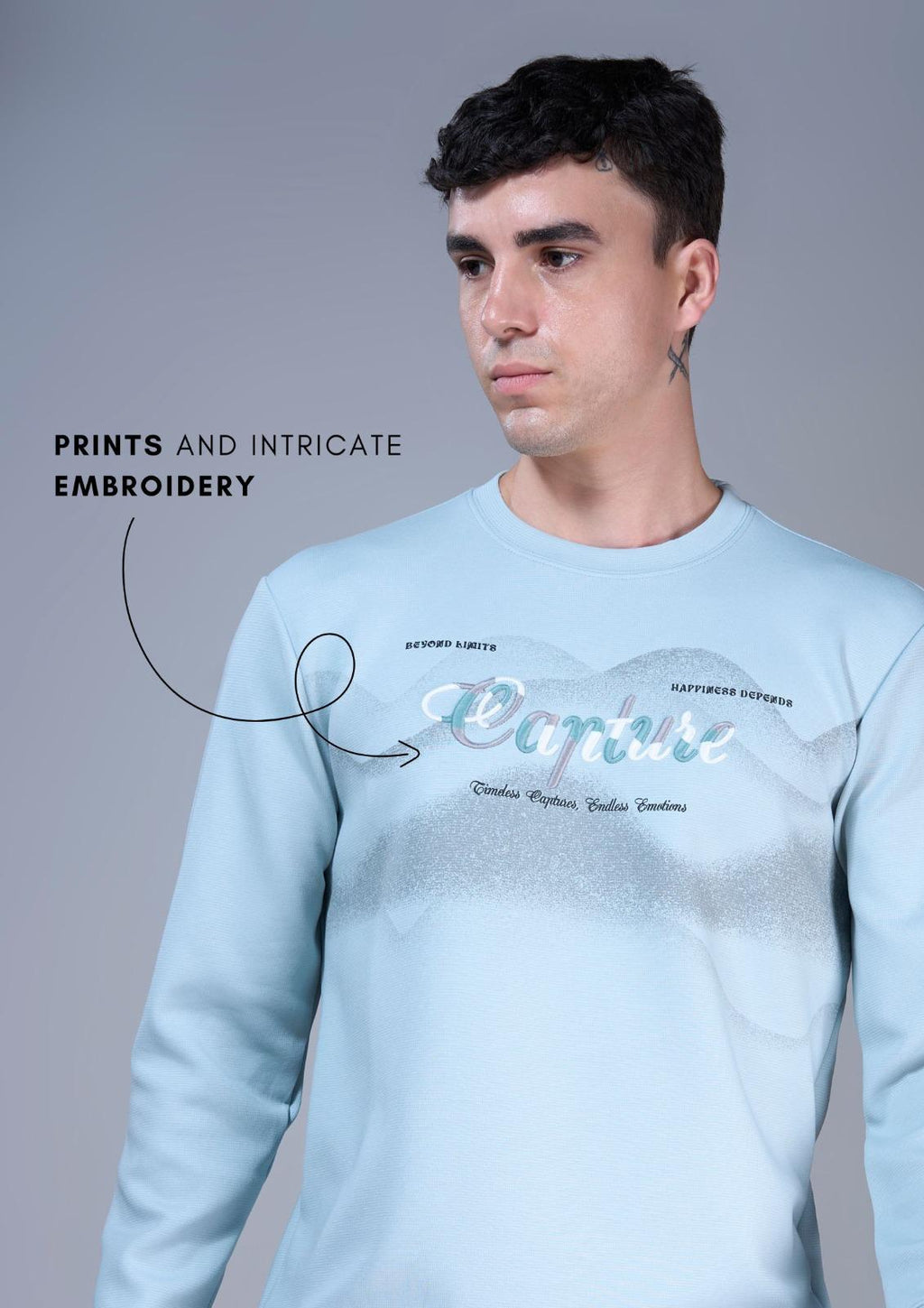 Men’s Premium Embroidered Sweatshirt – Multiple Colours
